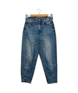 American Eagle Jeans Womens 2 Short Relaxed Mom High Rise Tapered Denim ... - $36.10 CAD