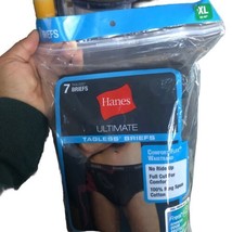 Hanes Ultimate Tagless Briefs XL  Underwear 7 Pair 40-42 “ Comfort Flex - £28.41 GBP