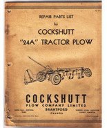Cockshutt 24A Tractor Plow Repair Parts List 29 Pages - £11.67 GBP