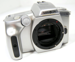 Minolta Maxxum 50 Camera Body Only 35 mm SLR  Auto & Manual Light Weight As Is - $19.50
