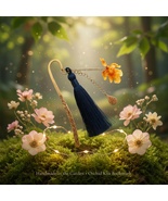 Handmade Real Orchid Resin Bookmark 