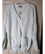 milledgeville hand combed100% cotton light green ladies small cargigan - €40,89 EUR