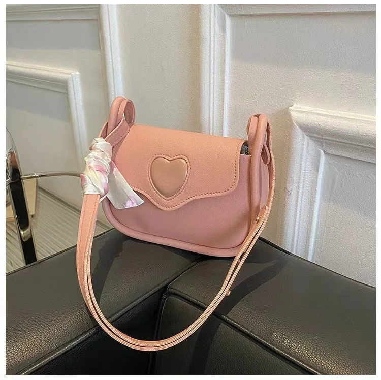  heart one shoulder underarm bag for women s spring 2024 new ins versatile high quality thumb200