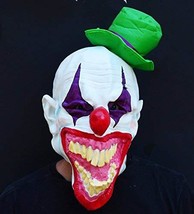 Acid Tactical Scary Creepy Halloween Clown Evil Latex Mask - Mad Hatter Clown - £15.40 GBP