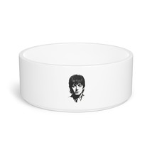 Paul McCartney Portrait Pet Bowl Ceramic 6&quot; Personalized Dog Cat Food Water Dish - £38.93 GBP