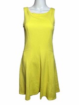 New Juniors Dress SmallL Sleeveless Bright Happy Yellow Short - KS - £10.55 GBP