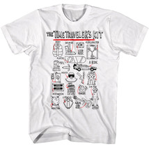 Back to The Future Time Traveller&#39;s Kit Men&#39;s T Shirt Survival Doc Brown Sci-Fi - £19.15 GBP+
