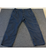 5.11 Tactical Series Cargo Pants 42x32 Blue Utility Hiking Straight Leg ... - £15.64 GBP