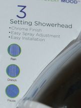 Body Moods 7651600 Fixed 3 Setting Showerhead Chrome Finish Standard Showers image 6