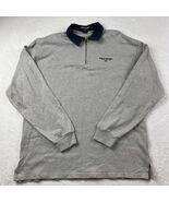 Vintage Polo Sport Ralph Lauren Medium Long Sleeves Polo Shirt Gray Men ... - $54.28 CAD