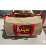 1986 Duplo Vintage Lego Duffel Bag - Storage - Lunch Purse Travel Includ... - £21.59 GBP