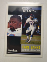 1991 Pinnacle New York Giants #344 Carl Banks - £1.01 GBP