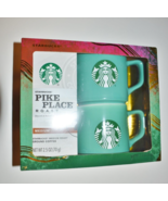 Starbucks 11 oz Mugs With Pikes Place Roast Ground Coffee Pouch Gift Set... - £29.95 GBP