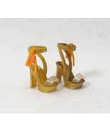 Rainbow High Mini Accessories Studio Gold Orange Platform Heels Poppy Do... - £5.68 GBP