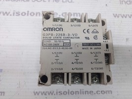 Omron G3PB-225B-3-VD Solid State Contactor 240V AC Japan 50/60Hz, 100-24... - $33.58
