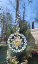 Crystal Flower Suncatcher, Window Hanging Sun Catcher Ornament 2.7 x 1 x... - $348.07 MXN