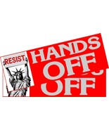 Anti Trump Bumper Stickers or Magnets RESIST Statue of Liberty Set of 2 - $243.42 MXN+