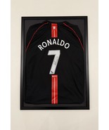 Cristiano Ronaldo 7 Signed Framed Jersey/Shirt Black Signature|Fast Usa ... - $400.96 CAD