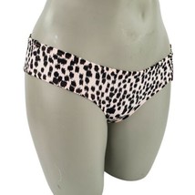 Xhilaration Bikini Bottom Juniors XS Animal Print Cheeky Hipster Cinched Ruched - £9.33 GBP