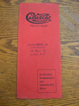 1910 1911 Cartercar Orphan Car Brochure Model H L M , Pontiac - £66.02 GBP