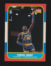 1986 Fleer Basketball Purvis Short #100 Golden State Warriors - $12.60