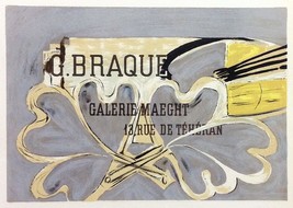 Georges Braque 4, Lithograph Maeght 52&quot; Art in Posters - £71.92 GBP