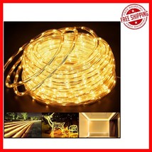 66ft 800 LED Warm White Rope Lights - Waterproof Decorative Outdoor Ligh... - $1,032.73 MXN