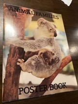 Animal Families poster book 1981 - £11.63 GBP