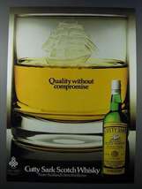 1982 Cutty Sark Scotch Ad - Quality Without Compromise - $18.49