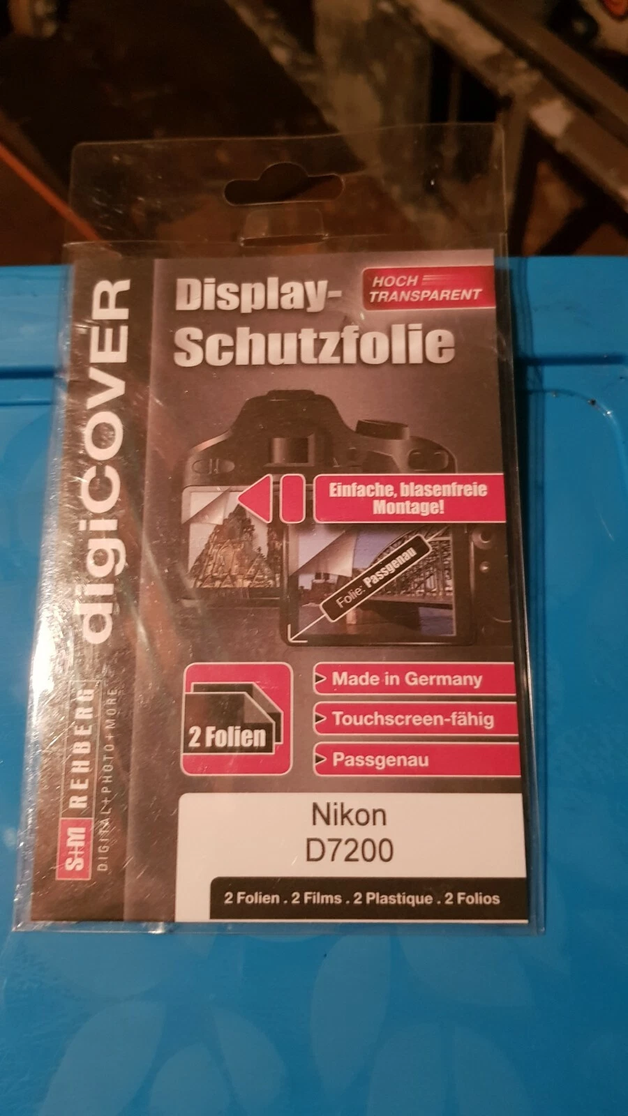 digiCOVER S+M Display Protector Foil/Film for Nikon D7200 - Scratch Resi... - $418.15 MXN