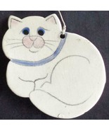 Cute Hand Crafted Ceramic Kitty Cat Ornament – Two Sided – VGC – COLLECT... - €7,72 EUR