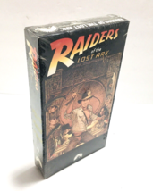 1989 Indiana Jones VHS Raiders of the Lost Ark Sealed Paramount Watermarks Rare - £111.34 GBP