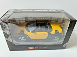 DAIHATSU COPEN  X-PLAY Yellow Black Model Car Pullback Mini Car Limited ... - £33.17 GBP