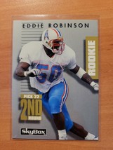 1992 Skybox Primetime #285 Eddie Robinson - Rookie -Oilers- NFL - Freshly Opened - £1.40 GBP