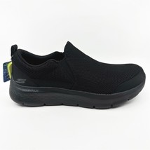 Skechers Go Walk Flex Impeccable II Black Mens Slip On Sneakers - $64.95