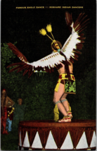 Vtg Postcard, Famous Eagle Dance, Koshare Indian Dancers, LaJunta, Colorado - £5.08 GBP