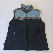 Copper River Fleece Kodiak Softshell Women's Vest Sz M Teal/Black Cordova Alaska image 13