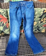 527 Levis Boot Cut Denim Blue Jeans (34x34) Red Tag - £15.52 GBP