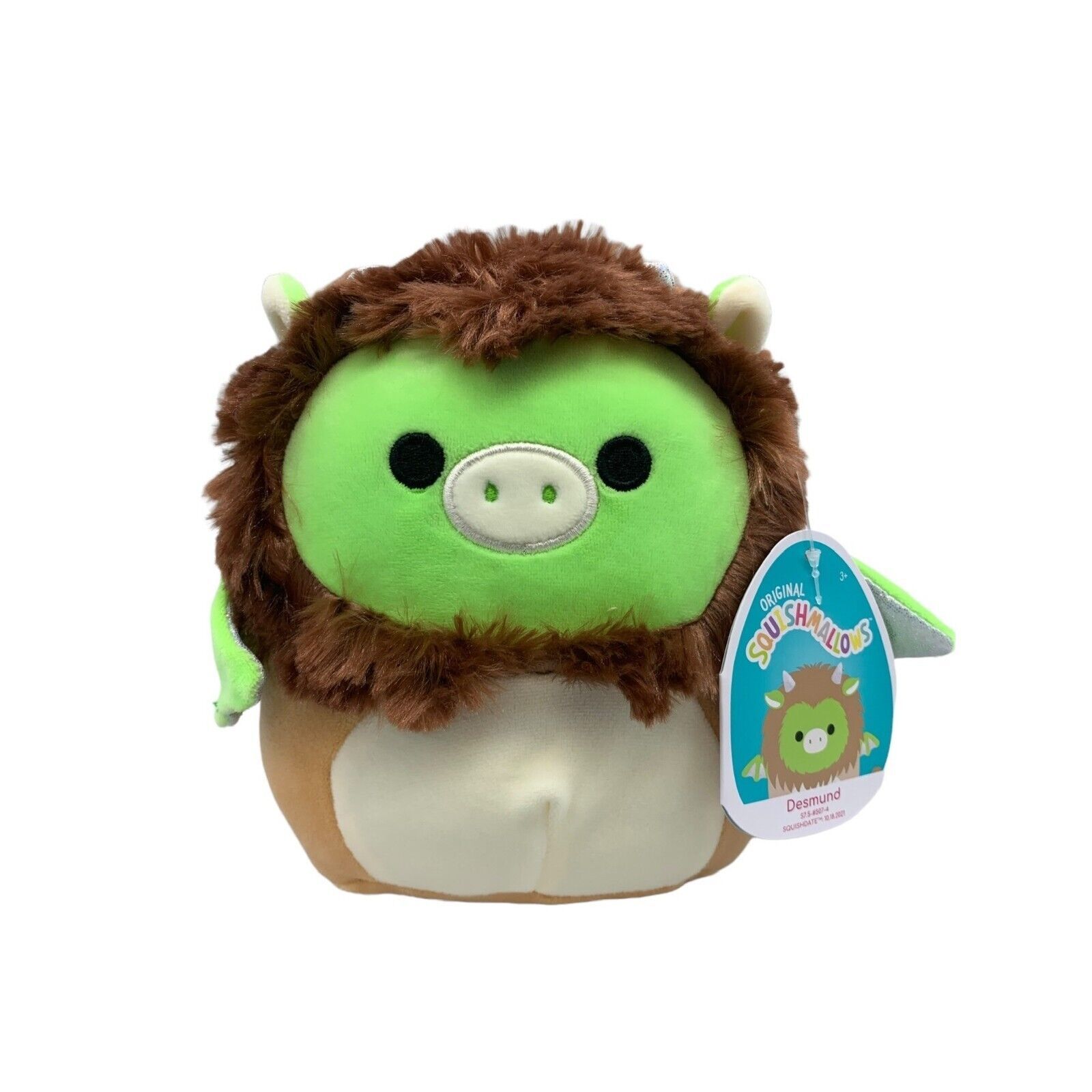 Squishmallow Desmund the Dragon in Francis the Lion Costume Halloween 7.5" Plush - $14.89