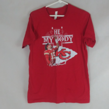 Canvas He My Body Patrick Mahomes Kansas City Chiefs T-shirt Size Medium - $14.54