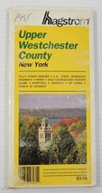 *L1) Vintage 1995 Hagstrom Map of Upper Westchester County New York Fold... - $19.79