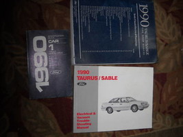1990 Ford Taurus &amp; Mercury Sable Service Shop Repair Manual Set W EVTM + SPECS - £62.80 GBP