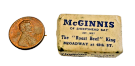 McGinnis of Sheepshead Bay Restaurant New York City Collectible Vintage - £11.10 GBP