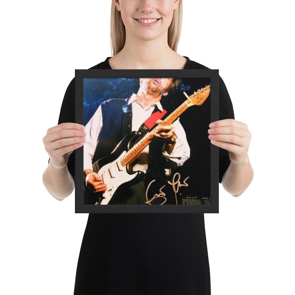 Eric Clapton FRAMED signed promo photo Framed Reprint - $79.00