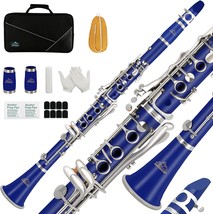 Eastrock Bb Clarinet 17 Nickel Keys Abs Material Wide Range Of Tone Especially - £156.80 GBP