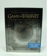 GAME OF THRONES DVD SEASON 8 BLU-RAY DIGITAL &amp; 4K ULTRA LE STEELBOX SIGI... - $49.99