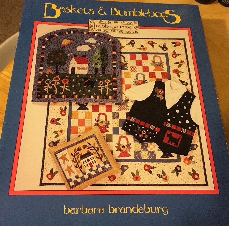 Baskets & Bumblebees by Barbara Brandeburg 18 quilting projects - $4.99