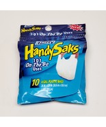 Discontinued Hefty Handysaks 10 Pack 4 Gallon Plastic Bags On The Go Han... - $30.52 CAD