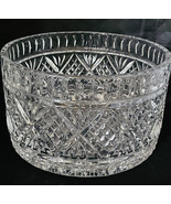 Crystal Bowl Leaded Crystal 8-5/8&quot; Diameter x 5-1/4&quot; H Awesome Piece - £40.36 GBP