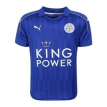 NWT Puma Child Leicester City Royal Short Sleeve Home Jersey Size Small 24/26 - £76.64 GBP